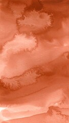 Fototapeta premium Abstract watercolor stain in rust-orange