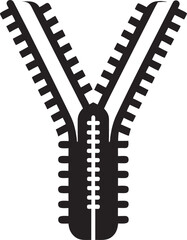 zipper vector illustration