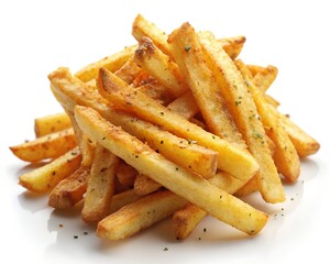 Golden French Fries: Seasoned, Crispy, and Delicious Fast Food Image
