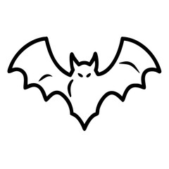 vector illustration of a bat