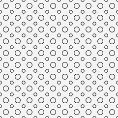 Seamless Geometric Circle Pattern: Minimalist Repeating Background