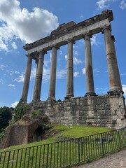 Fototapeta premium ruins of the ancient roman forum