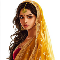 Indian woman in sari