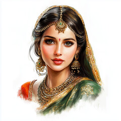Indian woman in sari