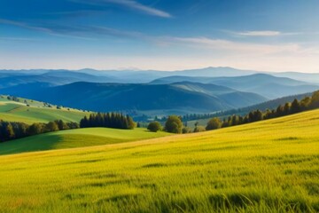 Obraz premium mountain landscape in summer
