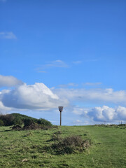 Pillar on a hill