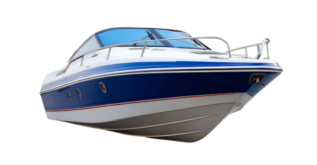 speed boat, cutout .png