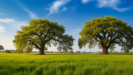 Obraz premium tree on a meadow