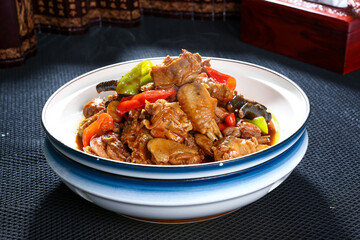 Chinese cuisine, Cantonese cuisine, free range chicken farming in rural areas