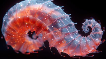 Mesmerizing Spiral of a Deep Sea Creature
