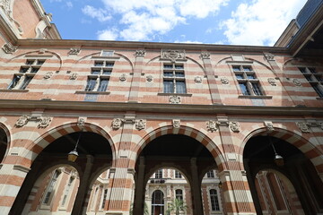 Le capitole, mairie, vue de l'extérieur, ville de Toulouse, département de la Haute Garonne, France