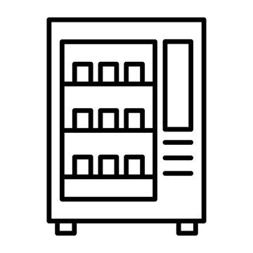 vending machine vector icon