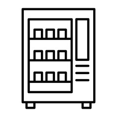 vending machine vector icon