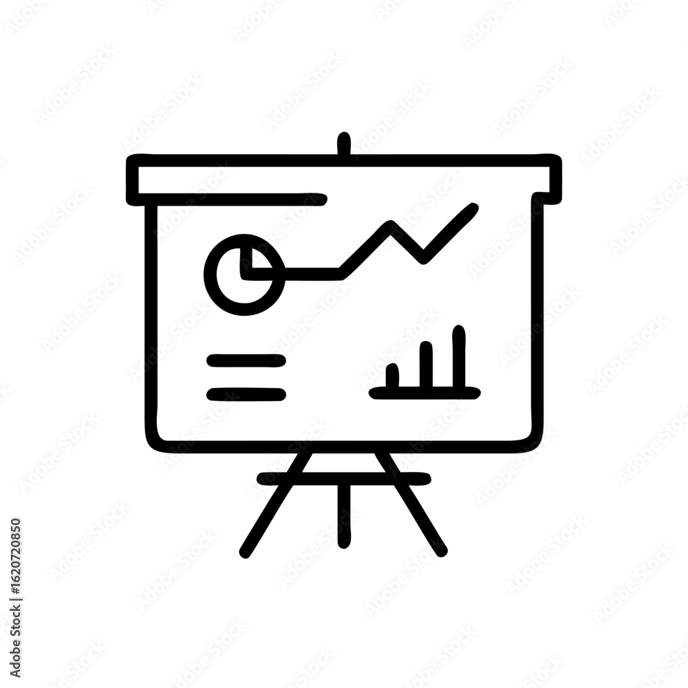 Poster presentation chart business data analysis whiteboard strategy meeting report infographic information