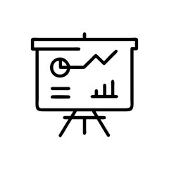 Presentation chart business data analysis whiteboard strategy meeting report infographic information 100