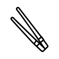 Download surgical tweezers vector illustration for medical equipment and beauty tool design and use in healthcare