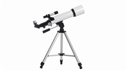 Exploring the Cosmos: A High-Quality Refracting Telescope on a Tripod.