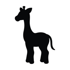 giraffe isolated on white background