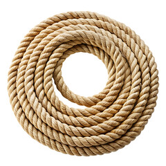 Lasso Rope Isolated on White Background Cutout High Resolution