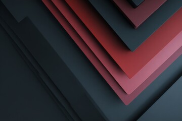 Abstract 3D Render of Clean Geometric Shapes for Branding