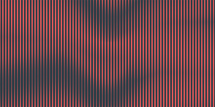 Vertical lines vector halftone pattern smooth curved structure red black abstract background. Retro styled linear half tone graphics backdrop perfect for technology-inspired design and visual effects