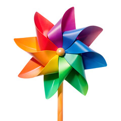 Pinwheel Isolated on White Background Cutout High Resolution