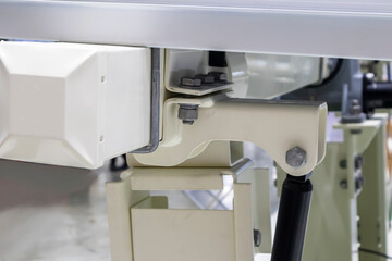 Steel structure used for installing solar panels, rotating to adjust the axis of sunlight direction.