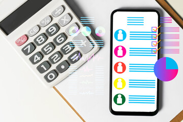 The concept of receiving financial or work-related information conveniently and securely via mobile...