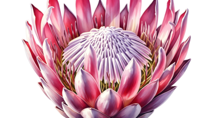 King protea flower close up