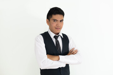 Businessman in uniform
