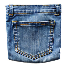 Pocket Isolated on White Background Cutout High Resolution