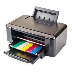 Printer Ink Isolated on White Background Cutout