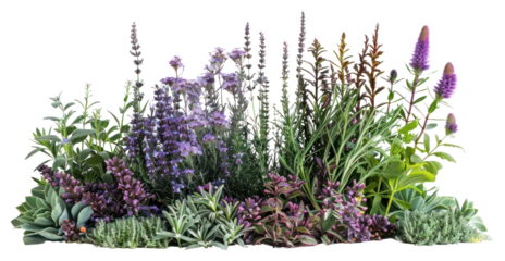 PNG Vibrant succulent garden arrangement