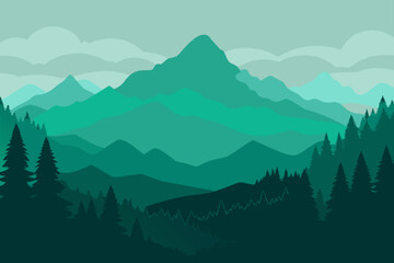 Fototapeta premium mountains in the mountains