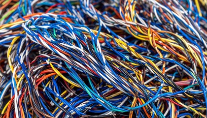 A tangled mess of colorful wires (1)