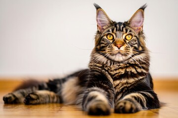 cat on a black background