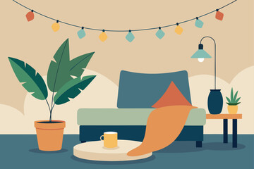 vector illustration of a cat