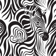 Abstract zebra stripe pattern for background and wallpaper line stripe pattern on white background 
