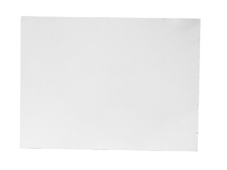 blank white paper isolated on background, copyspace