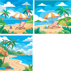 tropical beach background