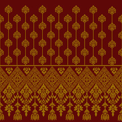 A classic Damask pattern featuring elegant floral and scroll motifs with symmetrical repetition. This timeless design blends tradition, ideal for home decor, textiles, wallpaper, and fashion.