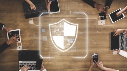 Cyber security protection and cyber security strategies against cyber threats, system hacks,...