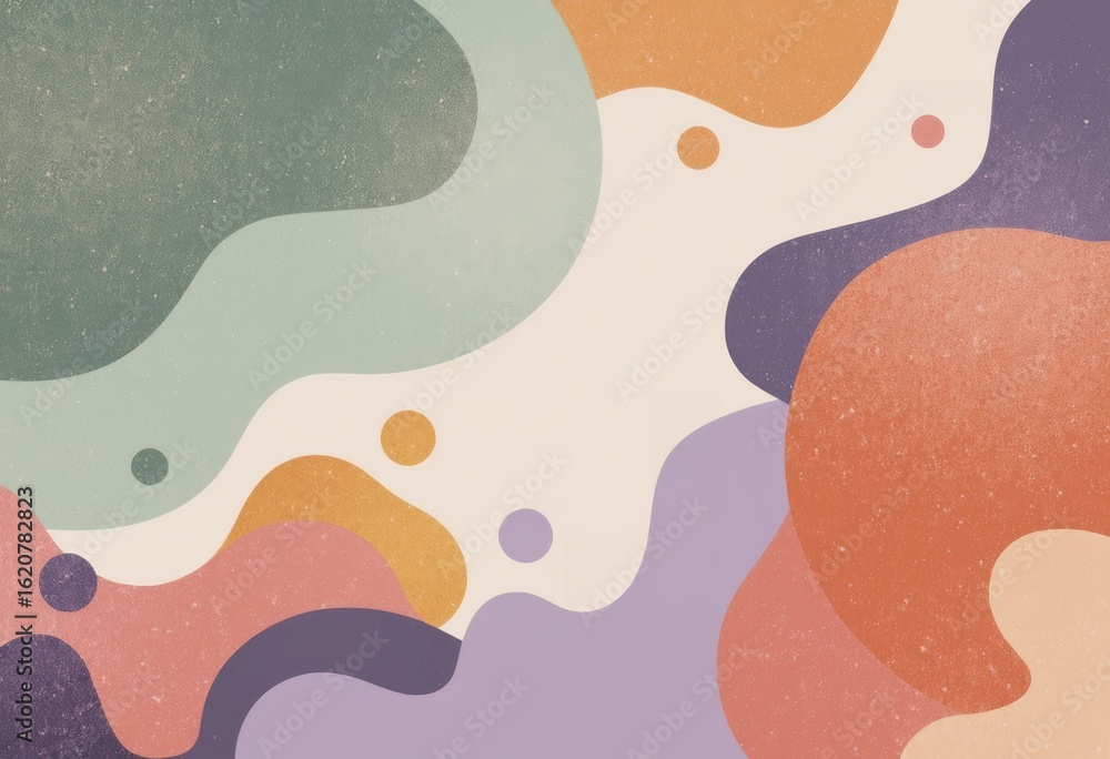 Aufkleber abstract illustration featuring colorful patterns representing resource struggle