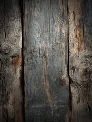 Obraz premium old wooden planks adorn dark gray background reminiscent vintage textures worn distressed