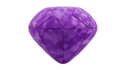 Purple diamond gemstone