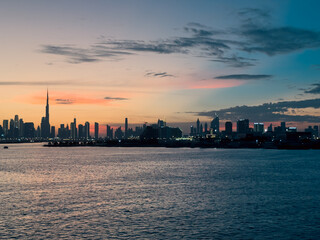 Fototapeta premium seattle skyline at sunset