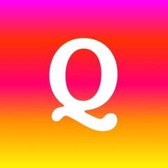 vector illustration of a question mark on a colorful background