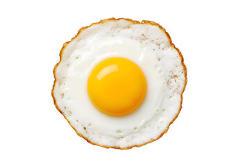Close-up of a fried egg.