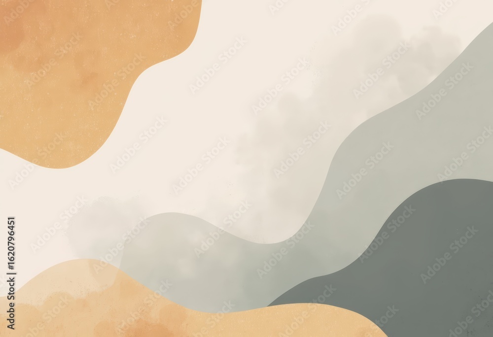 Aufkleber abstract illustration background featuring resource struggle patterns in soft colors