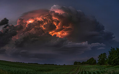 Clouds. dramatic sky